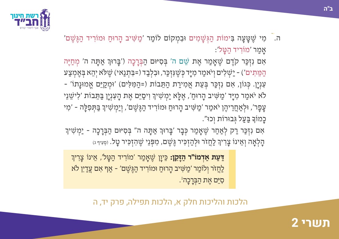 תמונה שבועית לחודש 1